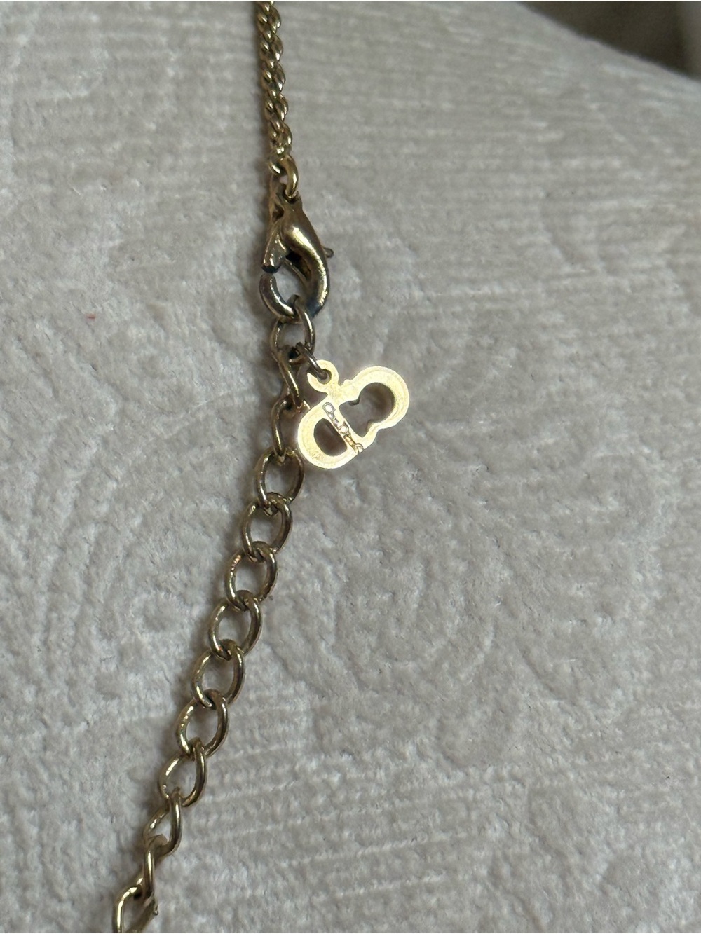 Christian Dior Gold-Tone Pendant Necklace 🌟 - Picture 10 of 10